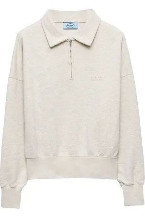 Prada Cotton Half-Zip Sweatshirt