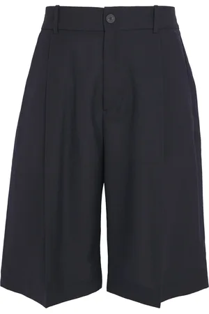 STUDIO NICHOLSON Wool Fowld Shorts