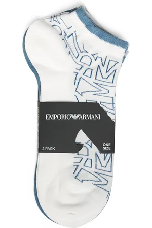 Emporio Armani Cotton-Blend Logo Socks