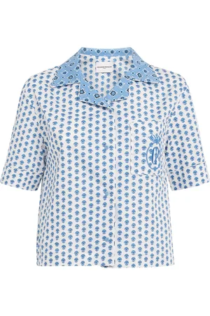 Claudie Pierlot Geometric Embroidered Shirt