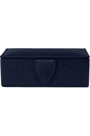 SMYTHSON Leather Panama Cufflink Box