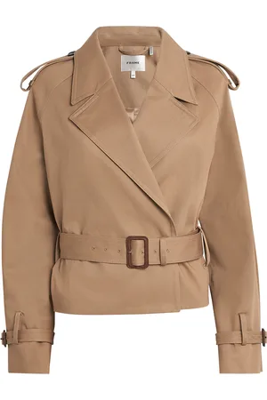 Frame Cotton The Swing Trench Coat