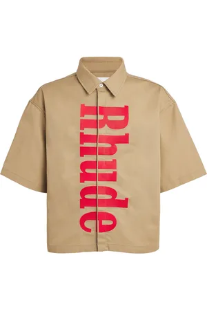 Rhude X Harrods Embroidered Logo Short-Sleeve Shirt