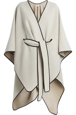 Johnstons Of Elgin Wool-Cashmere Belted Cape