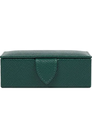 SMYTHSON Panama Leather Cufflink Box