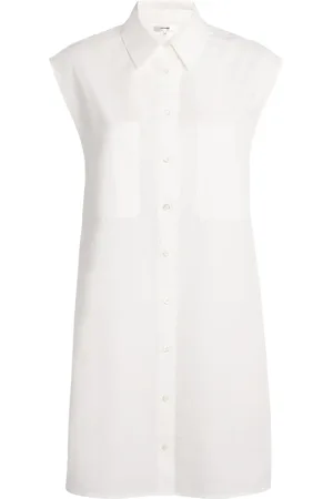 Frame Cotton Shirt Mini Dress