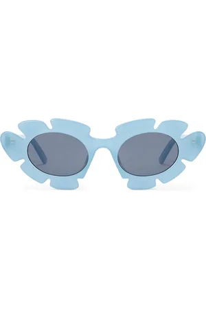 Loewe Acetate Oval Flower Sunglasses