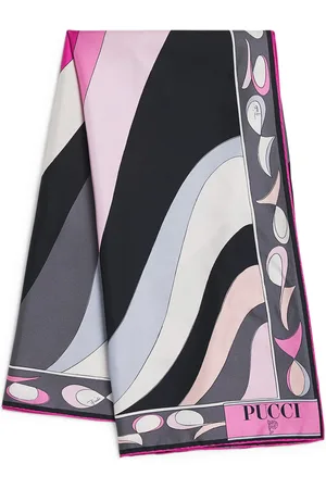 Puccini Silk Reversible Pesci Print Scarf