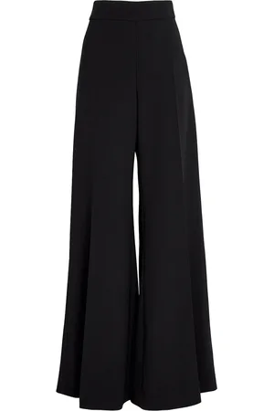 Carolina Herrera Virgin Wool Flared Trousers