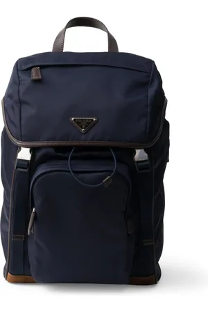 Prada Re-Nylon and Leather Backpack