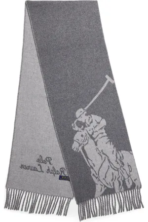 Ralph Lauren Wool-Blend Polo Pony Scarf