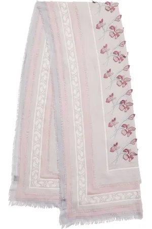 COLOMBO Cashmere-Silk Floral Scarf