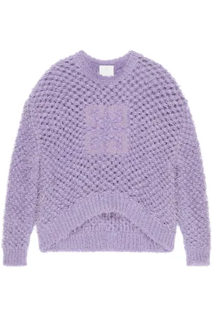 Givenchy Wool-Blend Crochet 4G Sweater