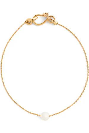 SOPHIE BILLE BRAHE Yellow and Pearl Stella Bracelet