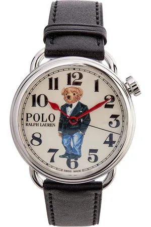 Ralph Lauren Stainless Steel Tuxedo Polo Bear Watch