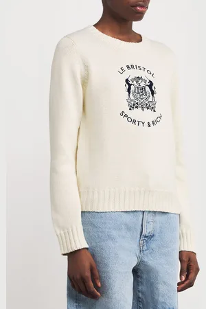 Sporty & Rich X Le Bristol 100th Crest Sweater
