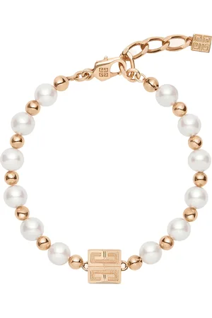 Givenchy 4G Logo Pearl Bracelet