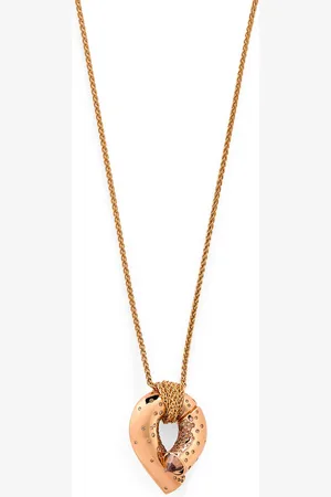 Tabayer Large Rose Gold and Diamond Oera Necklace