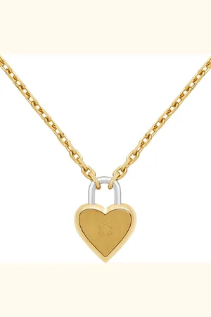 Givenchy Heart Locket Chain Necklace