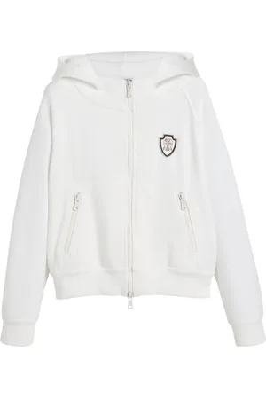 Brunello Cucinelli Cotton-Blend Zip-Up Hoodie