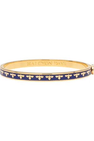 Halcyon Days Gold-Plated Bee Bangle