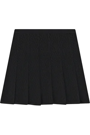 Givenchy Pleated Jacquard Mini Skirt