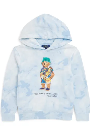 Ralph Lauren Cotton-Blend Terry Polo Bear Hoodie