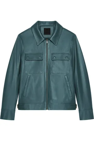 Givenchy Leather Twin-Pocket Jacket