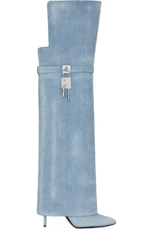 Givenchy Shark Lock Over-the-Knee Boots 90