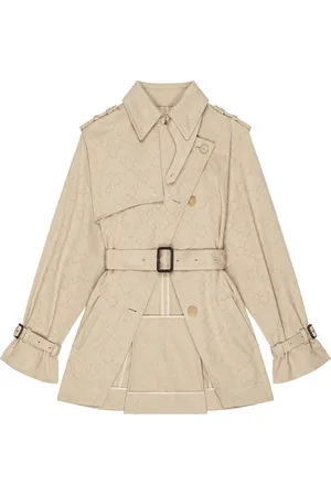 Givenchy Cropped Asymmetric Trench Coat