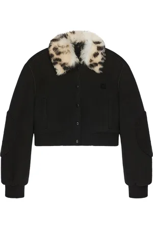 Givenchy Fur-Trimmed Bomber Jacket