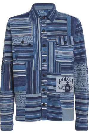 Ralph Lauren Cotton-Linen Patchwork Cardigan