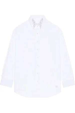 Givenchy Cotton Embellished Oversized Shirt