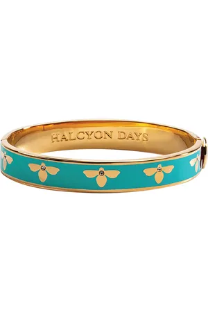 Halcyon Days Gold-Plated Bee Bangle