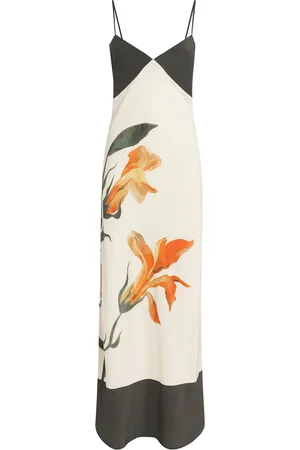 SIR Silk Floral Print Constance Maxi Dress