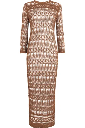 Isabel Marant Crochet-Knit Paloma Maxi Dress