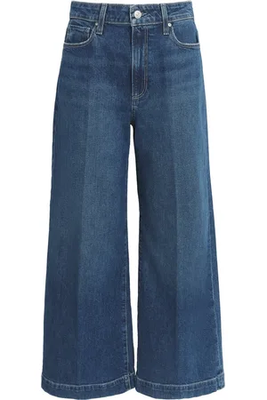 Paige Harper Wide-Leg Ankle Jeans