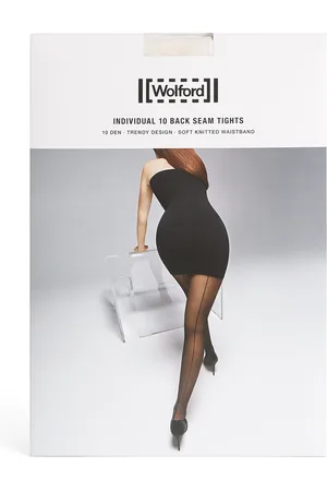 Wolford Individual 10 Back Seam Tights