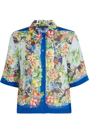 Maje Floral Short-Sleeve Shirt