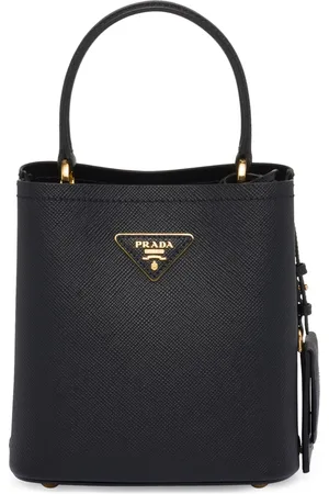 Prada Small Leather Saffiano Panier Top-Handle Bag