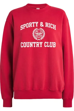 Sporty & Rich Varsity Crest Sweatshirt