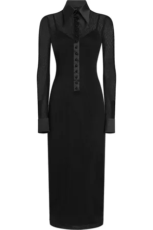 Dolce & Gabbana Tulle Midi Shirt Dress
