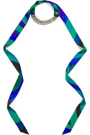 Puccini Silk Printed Scarf Necklace