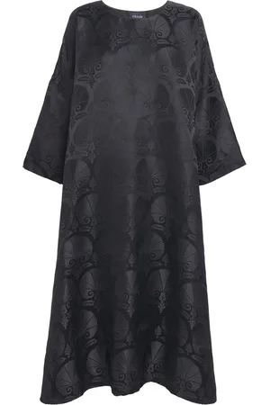‎Eskandar‎ Jacquard Imperial Midi Dress