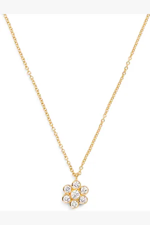SOPHIE BILLE BRAHE Yellow and Diamond Fleur Necklace
