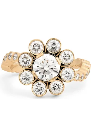 SOPHIE BILLE BRAHE Yellow and Diamond Fleur Royale Ring