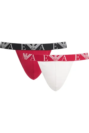 Emporio Armani Stretch-Cotton Logo Jockstraps
