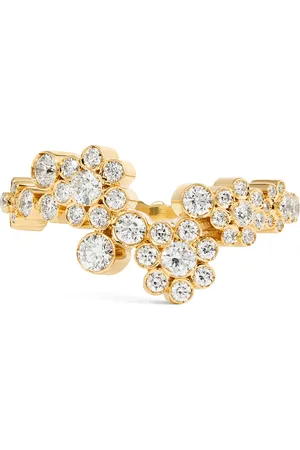 SOPHIE BILLE BRAHE Yellow and Diamond Fleur Splash Ring