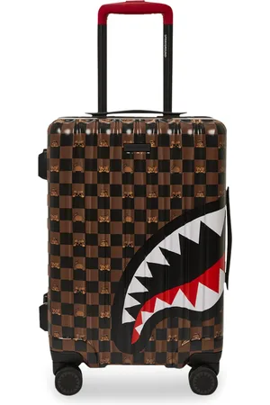 Sprayground Peeking Character Check Cabin Suitcase