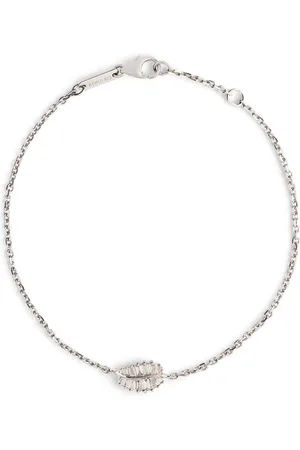 Anita Gold and Diamond Leaf Bracelet
